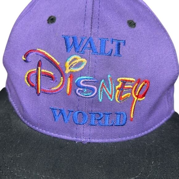 New with Tags Vintage Goofy's Adult 100% Cotton Walt Disney World Snap Back Hat - Picture 2 of 8